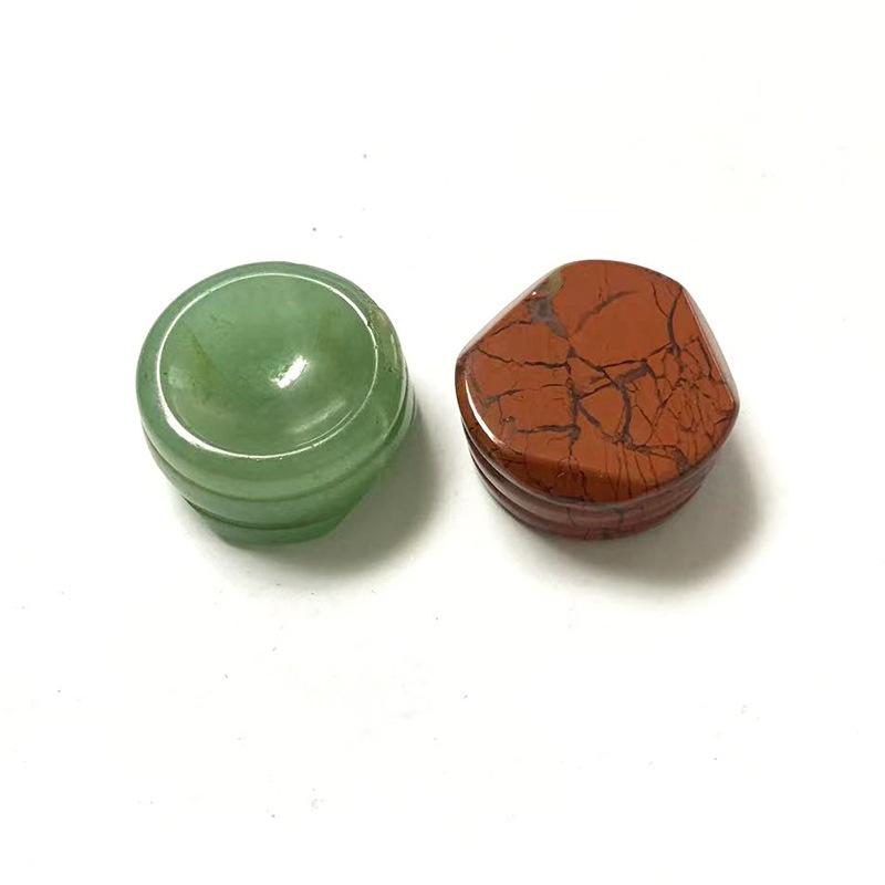 Gem Ball Ornaments Standard Natural Crystal Support Mine Various Materials Base Base Bracket round Golf Tee