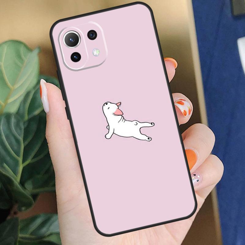 French Bulldog Case For Xiaomi 15 14 Ultra 13T 14T 15T Pro 17 Pro Max POCO X7 X5 X6 F5 F6 F7 F8 Pro Coque