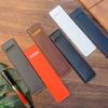 10Pcs Creative PU Leather Pencil Case Solid Minimalist Design Pencil Pouch Ballpoint Pen Cover For Students