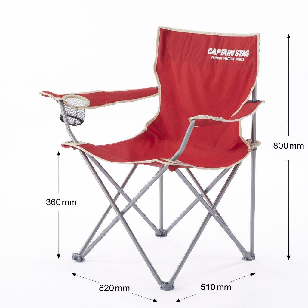 CAPTAIN STAG Palette Lounge Chair Type II (Red) M-3914