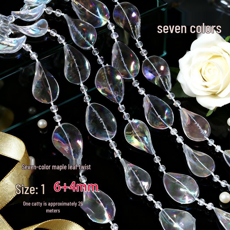 10mm UFO Acrylperlen für Hochzeitsgirlande, Gangläufer oder Kronleuchterdeko