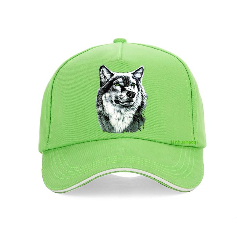 Unisex Animal 3D Print Wolf Baseball Caps Hip-Hop Trucker Unisex Outdoor Sport Sunhat Women Breathable Snapback Adjust Hat