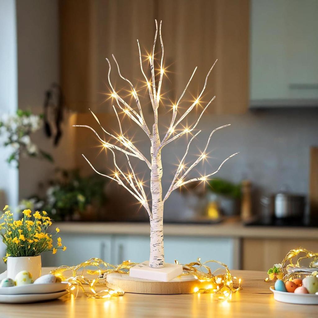 LED Birch Tree Christmas Home Decoration Lights for Room, Party, and Landscape