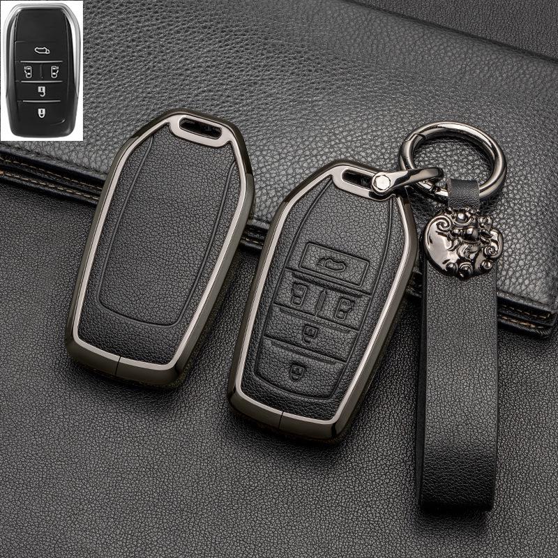 Full-Cover Metal Key Case for Toyota Corolla, RAV4, Rongfang, Wilanda, Levin, Camry