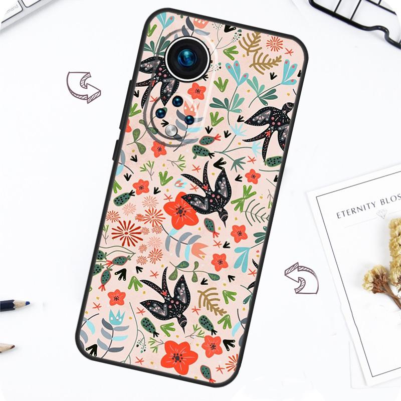 Garden Birds Case For Honor Magic 7 Lite 5 6 Pro Honor 200 50 70 90 Lite X8b X9a X8a X8 X9 X9c X9b Cover