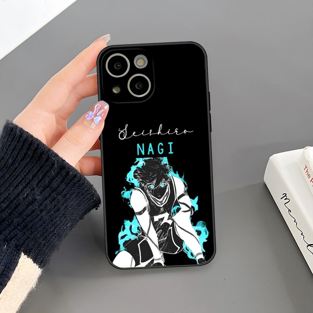 Blue Lock Anime Phone Case For Iphone 16 Plus 15 14 Pro Max 13 Mini 11 12 Xr X Xs 6 7 8 SE Plus Back Cover