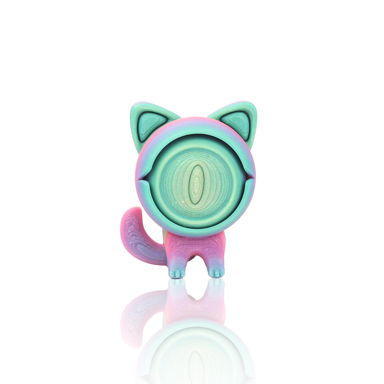 

One eyed cat decompression device that can freely rotate for children, adults, novelty, trendy play, and stress relief gift