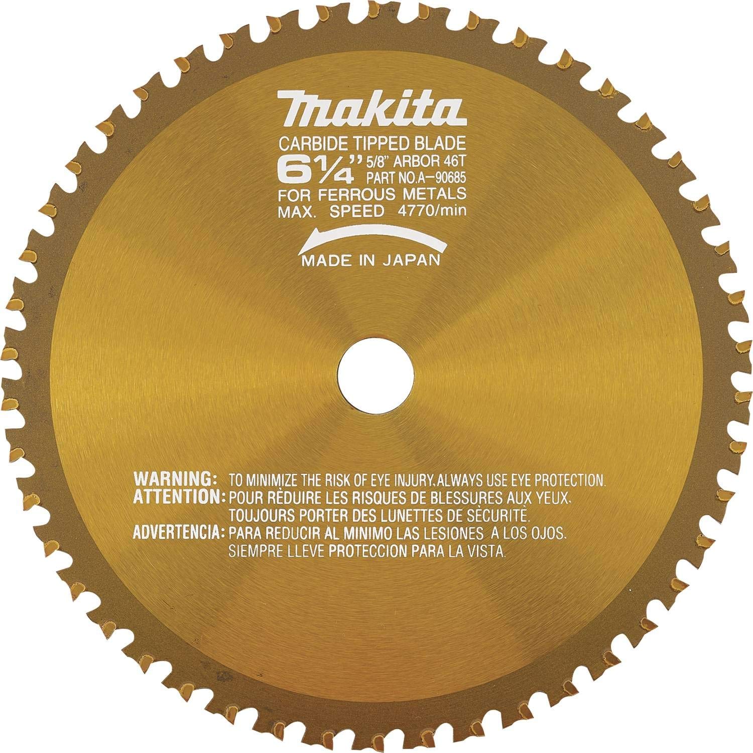 

Makita Tipped Saw for Metalwork, 160-46T, A-31186