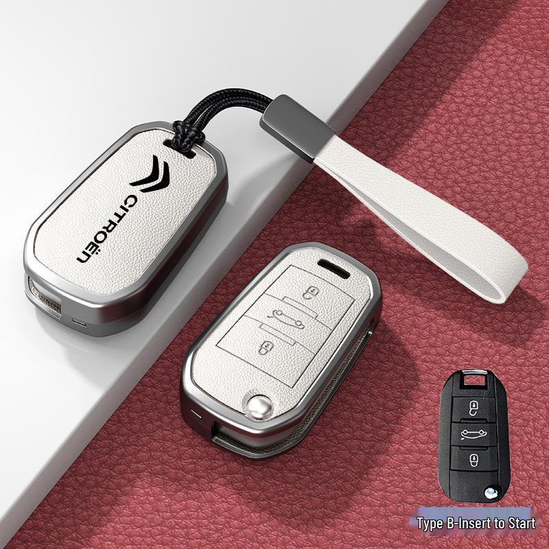 Car Key Cover & Buckle for Citroen C3XR, C4L, Tianyi, C5, C4 Sega, Elysee, C6 Models