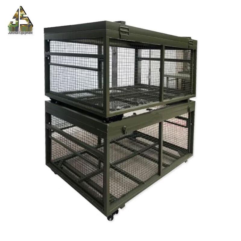 Jūnshuò Heavy-Duty Mobile Grid Storage Container