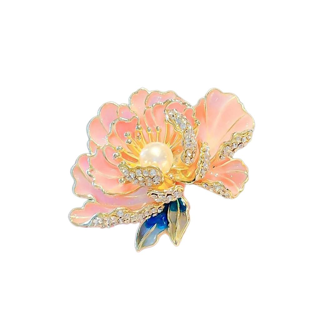 Enamel Animal Brooch Women Flower Lapel Pin Wedding Party Corsage Jewelry Fruit Brooch Suitable for Various Occasion