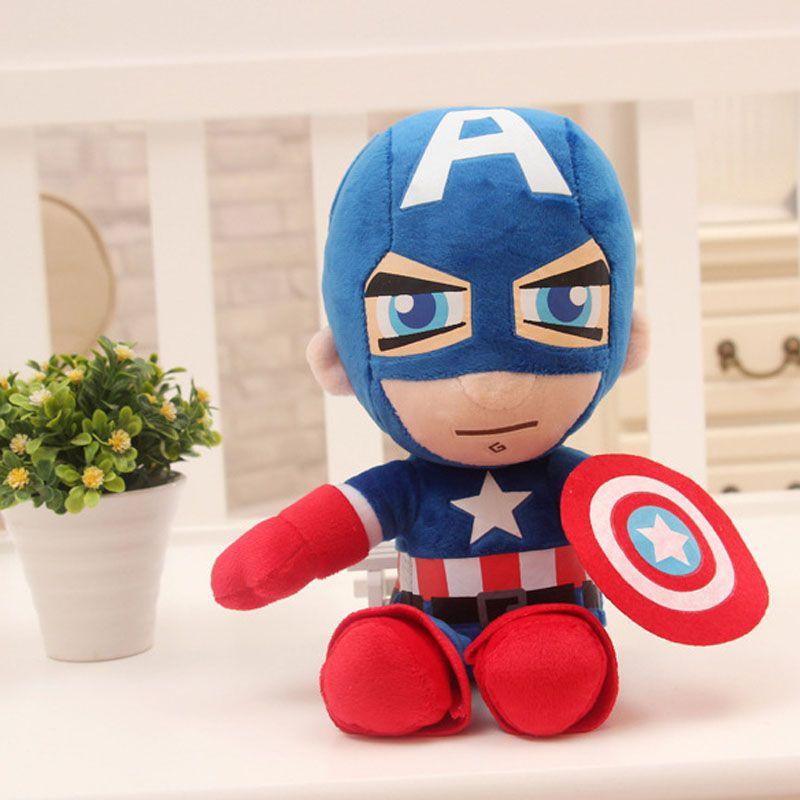 Adorable Avengers Super Hero Plush Doll Featuring Spiderman Captain America Ironman