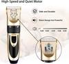 Dog Grooming Kit Clippers, Low Noise, Electric Quiet, Rechargeable, Cordless, Pet Hair Thick Coats Clippers Trimmers Set