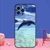Ocean Dolphin Phone Case For iPhone 17 16 15 14 13 11 12 Pro Max Plus 13 12 mini 16e 17 Air Bumper Cover