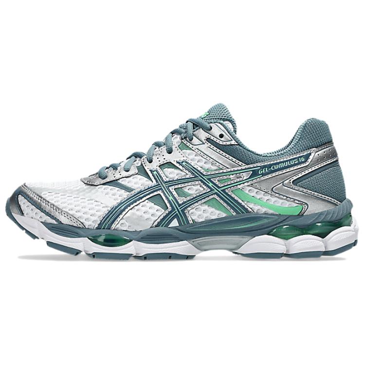 Asics Gel-Cumulus 16 Classic Versatile Cushioning Running Shoes Unisex Sneakers Green 1203A733-100