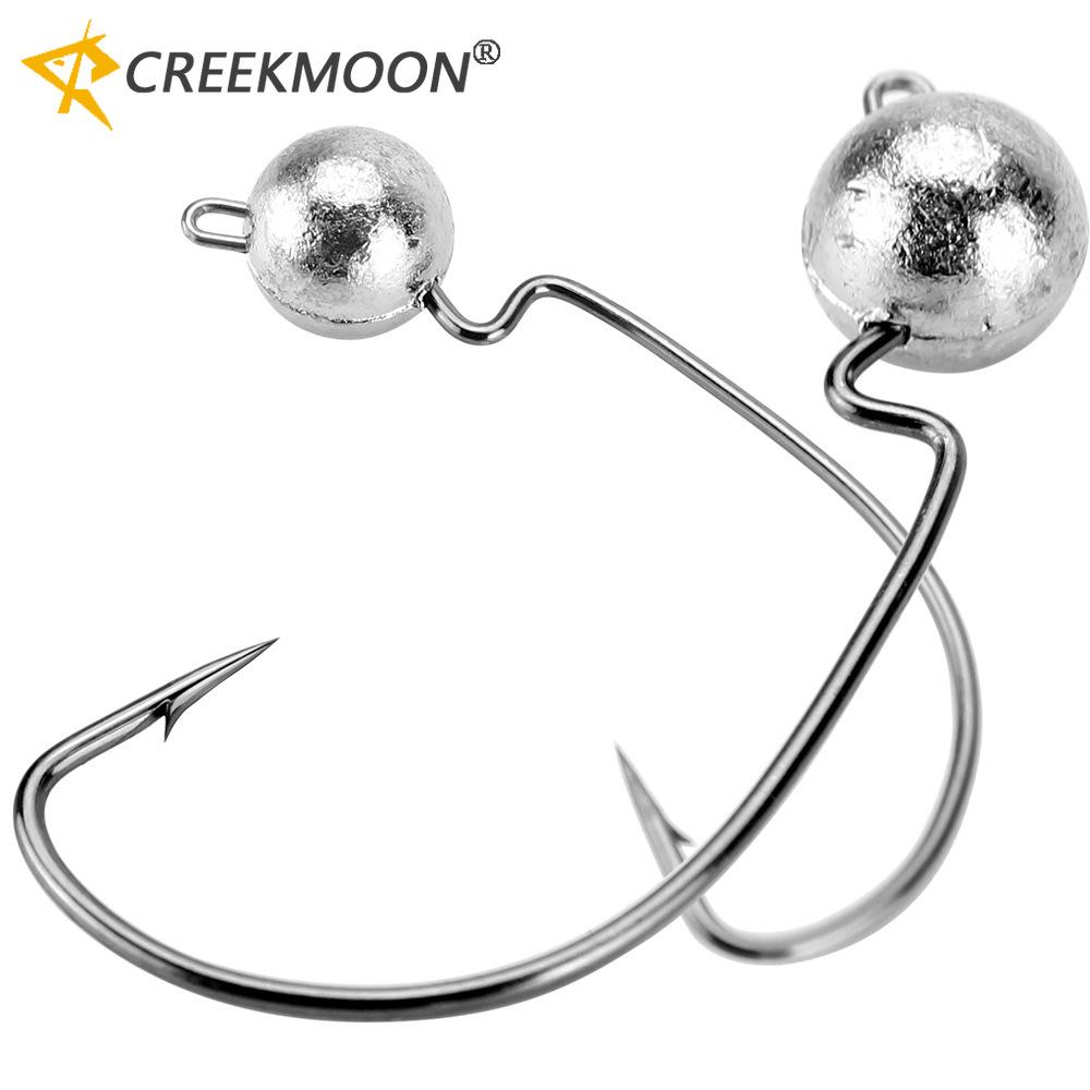 

5 шт. 3,5 г/5 г/7 г/10 г Открытый джиг-головка Рыболовный крючок Крючок для мягких приманок Джиг-крючок Крючок для кренка Оснастка для ловли окуня и щуки 7g
