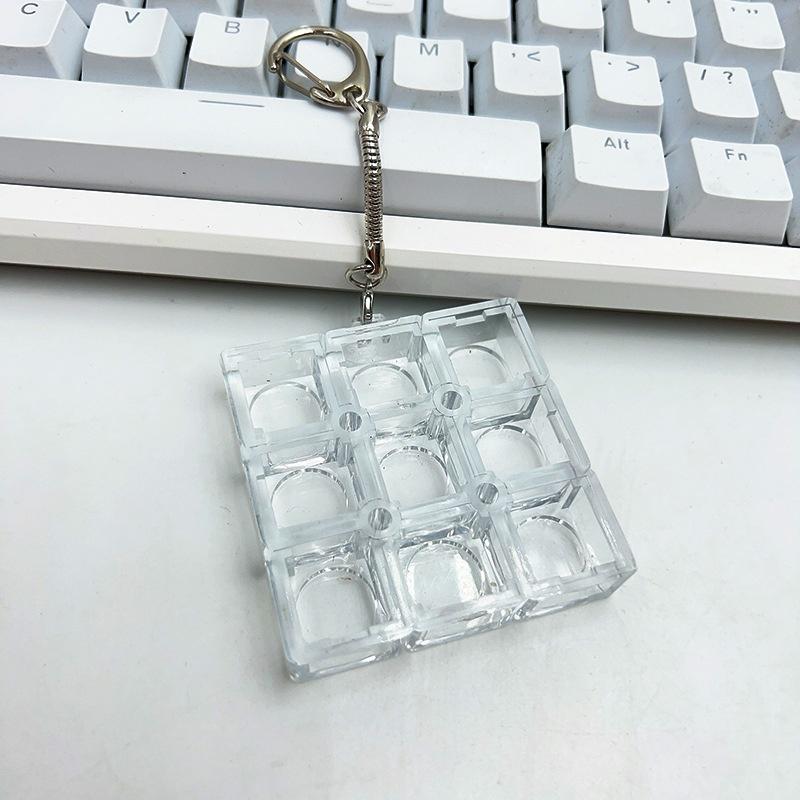 DIY Mechanical Keyboard Switch Tester Keychain 6 Keys For Switch Trying Office Gaming And Custom Keyboard Build