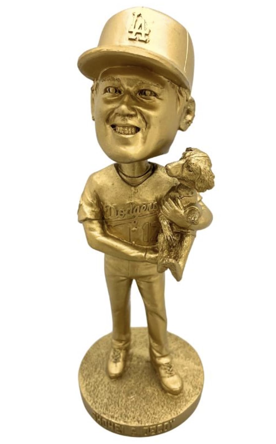 

Shohei Otani официальная двойная фигурка-болванчик Decoy Decopin Los Angeles Dodgers [Горячая тема] [Официально] (Золото) [Элемент]