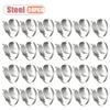 1-24PCS Open Adjustable Wing Couple Rings Stainless Steel Polished Hypoallergenic Comfort Fit Jewelry for Daily Wear Anniversary