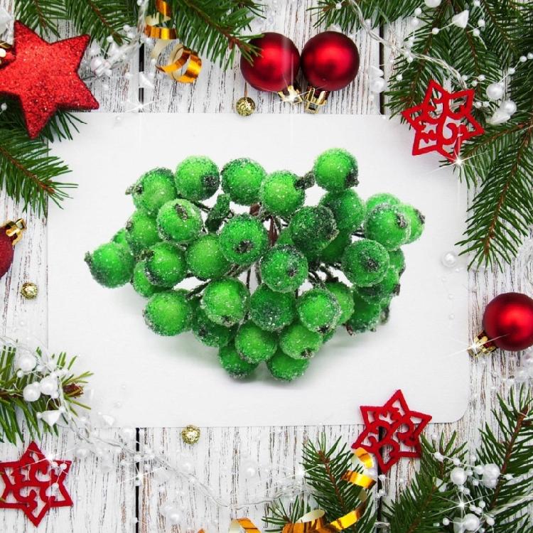 Pack of 40 Artificial Foam Berries Christmas Bright Faux Berries for Enhancing Holiday Decors and Handmade Projects
