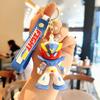 Creative Transformers Gundam PVC Keychain - Cartoon Design for Car, Backpack, or Bag Pendant, Ideal Small Gift
