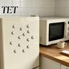 Mini Fridge Magnet 5/10/15/20Pcs Star Refrigerator Magnet, 3D Five-Pointed Room Decor Accessories Decorative Memo Note Holder for Kitchen Office