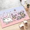 Simon's cat Polyester Carpet, Soft Indoor Mat for Office Chair, Living Room, Computer Desk - Decorative Home Office Rug Design