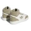 Adidas Originals Drop Step XL Comfortable Trendy Lightweight Durable Non-Slip High-Top Skate Shoes Unisex Skate Shoes White Olive-Green FZ5709