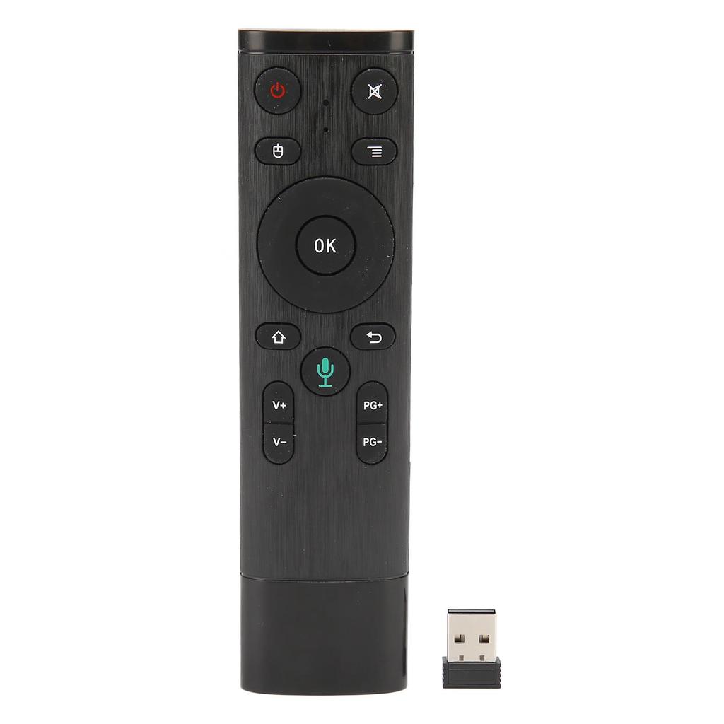 Air Remote Control 2.4G RF Wireless Voice Input 6 Axle Sensor Anti Shake PC Remote with USB