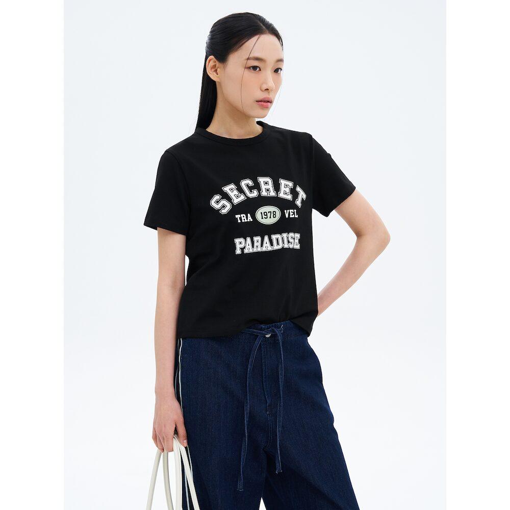 8Seconds Floppy Lettering Graphic T-Shirt Black Black/S