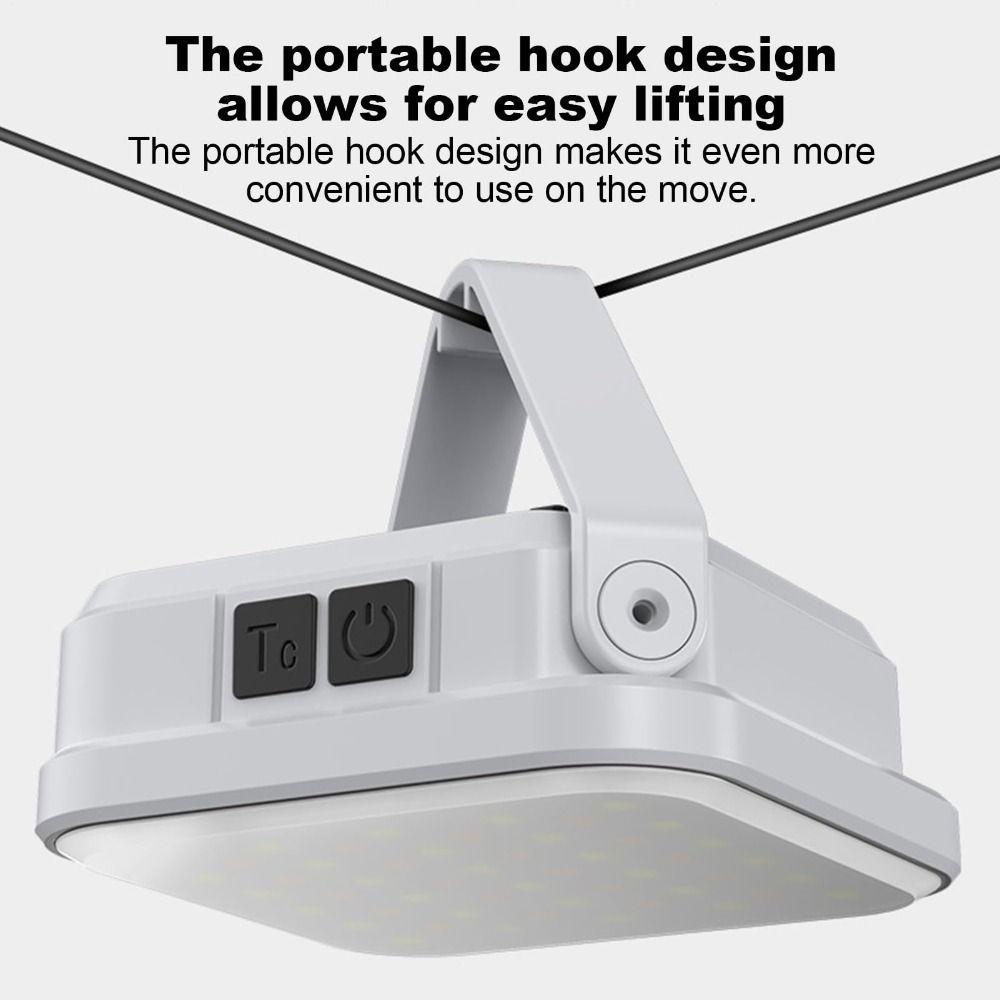 Rechargeable LED Hanging Lamp Portable Camping Lamp High Quality Solar Camping Light  Outdoor Tent