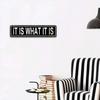 Exclusive It Is What It Is Metal Sign Vintage Tin Poster Pre Drilled Holes Wall Art Decor For Man Cave Bar Garage