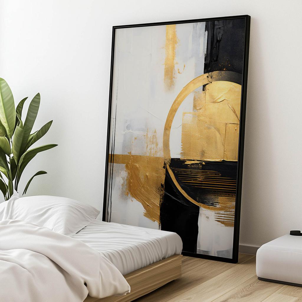 Złoty Akcent Złoty Akcent, 40X50 Cm, Rama Aluminiowa Złota, Papier Matowy 230 Gsm