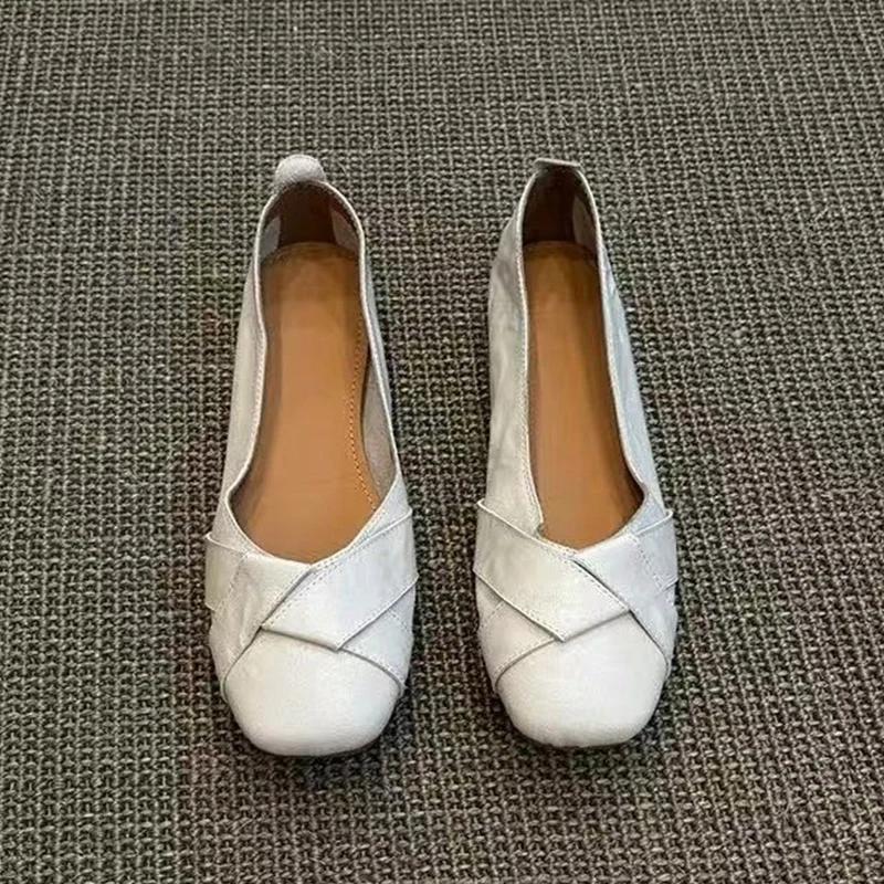 Fashion Flats Women Loafers Shoes Summer Shallow Cozy Woman Sandals 2025 Brand Leather Casual Dress Sport Shoes Soft Zapatillas De Mujer