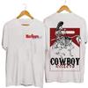 Vintage 90. léta Marlboro Man Kovbojská košile Unisex Grafické Západní tričko S-5XL