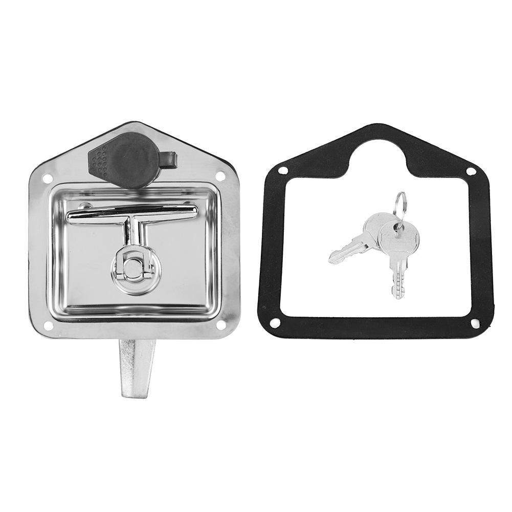 

Замок для ящика с инструментами из нержавеющей стали, защелка с Т-образной ручкой, для автомобиля, грузовика, прицепа, дома на колесах