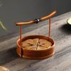 ZISIZ Handmade Bamboo Vintage Storage Basket