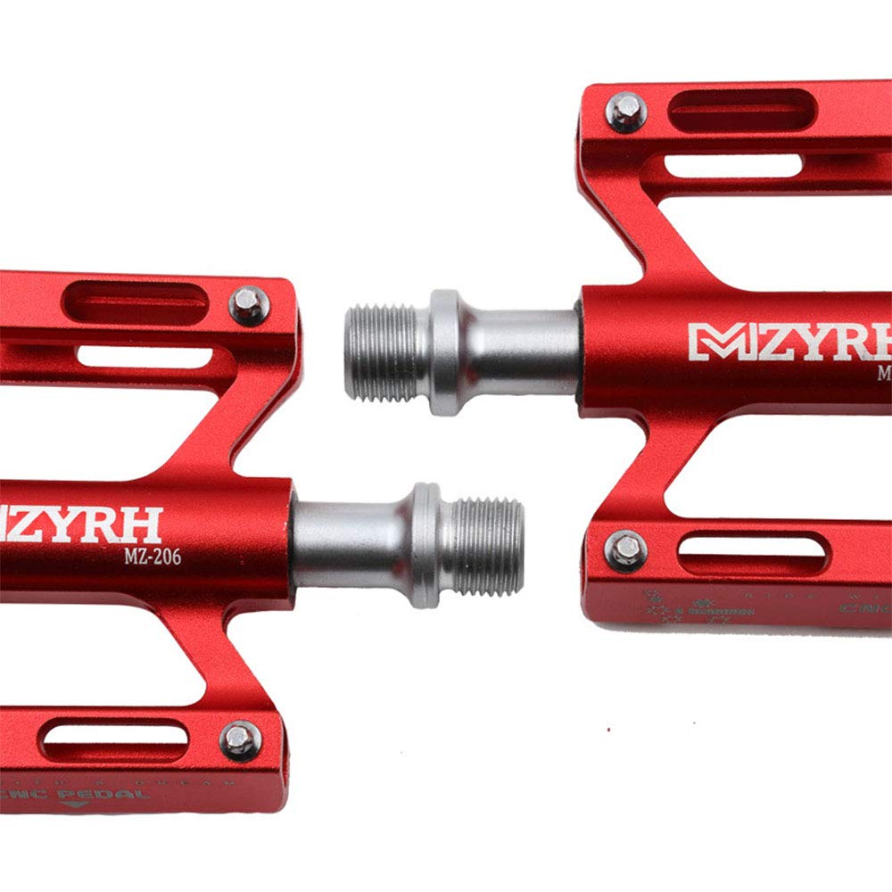 OSC Bicycle Cross Bike Ultra Aluminum Cross Flat Set of 2 Pedals, Lightweight, Alloy, Anti-Slip, Bike, MTB, Pedals, Durable,