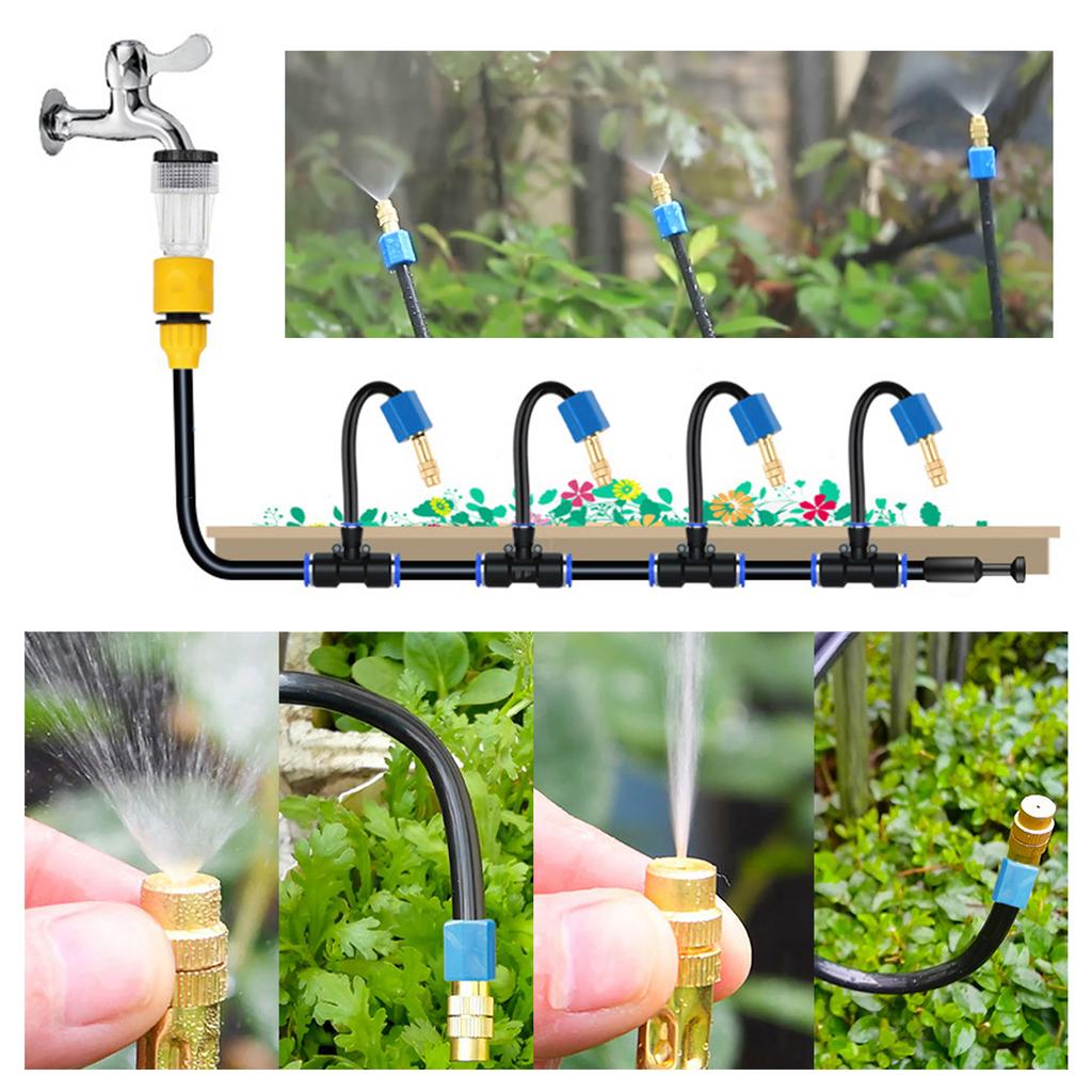 Free Bending Atomization Nozzle Adjustable Atomization Nozzle Irrigation Sprayer Greenhouse Humidification Atomization Nozzle