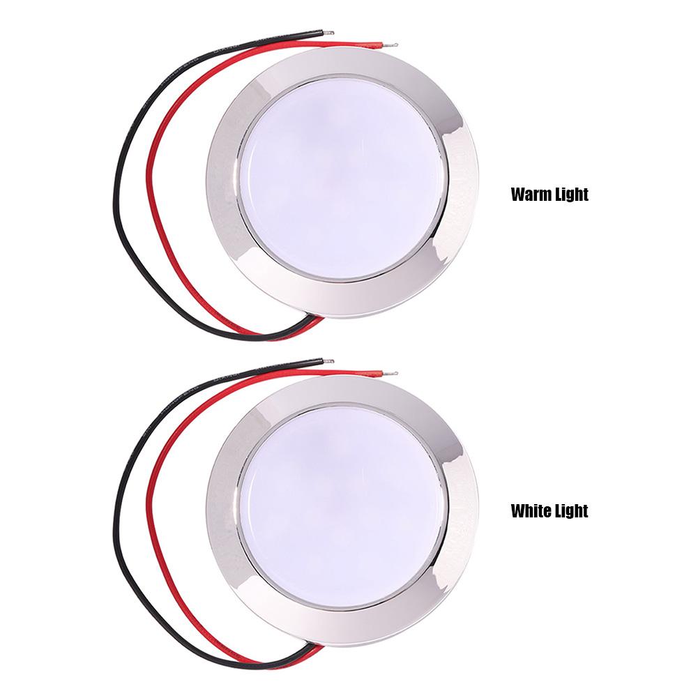 1.8W IP65 Waterproof 12V 24V Auto 24 SMT LED Dome Reading Lamp for Caravan RV Marine Car Interior Roof Ceiling Lights