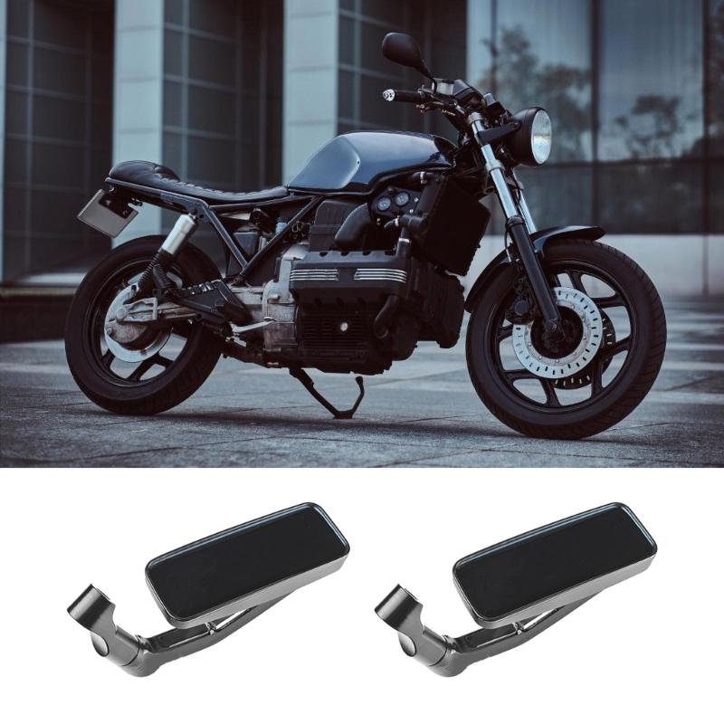 ATV Accessory Rear View Glass 8mm 10mm Thread Handlebar Mount Clamp Auxiliary Glass for ATV Motorcycle Scooters