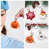 Santa Claus Christmas Pendant Cute Earphone Bag Mini Halloween Pendant  Mini Storage Bag