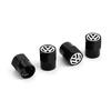 For Volkswagen VW Car Wheel Tire Valve Caps Tyre Rim Stem Covers Airdust Waterproof For Volkswagen Touran Golf-4 5 6 7 Passat Po