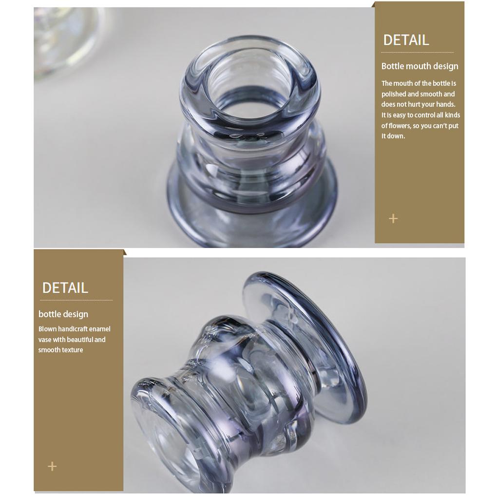 Glas Kerzenständer Ornamente Indoor Handwerk Dekoration Einfarbig Home Restaurant Bar Kerzenhalter Dekor Szene Layout Zubehör