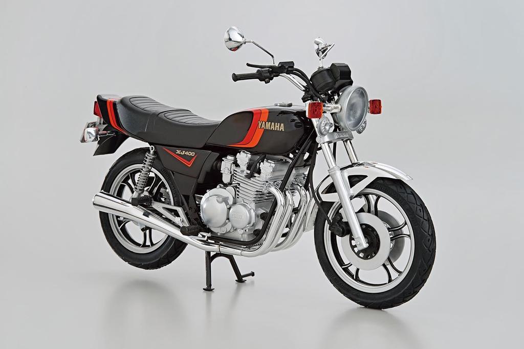 AOSHIMA The Bike YAMAHA 4G0 XJ400 Plastic Model Kit No.24 1/12 '80