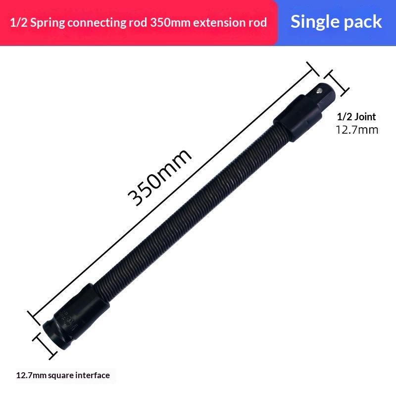 Flexible Socket Extension Bar Universal Fit High Strength 1/2 Inch Drive for Professional Mechanic Auto Repair Jobs