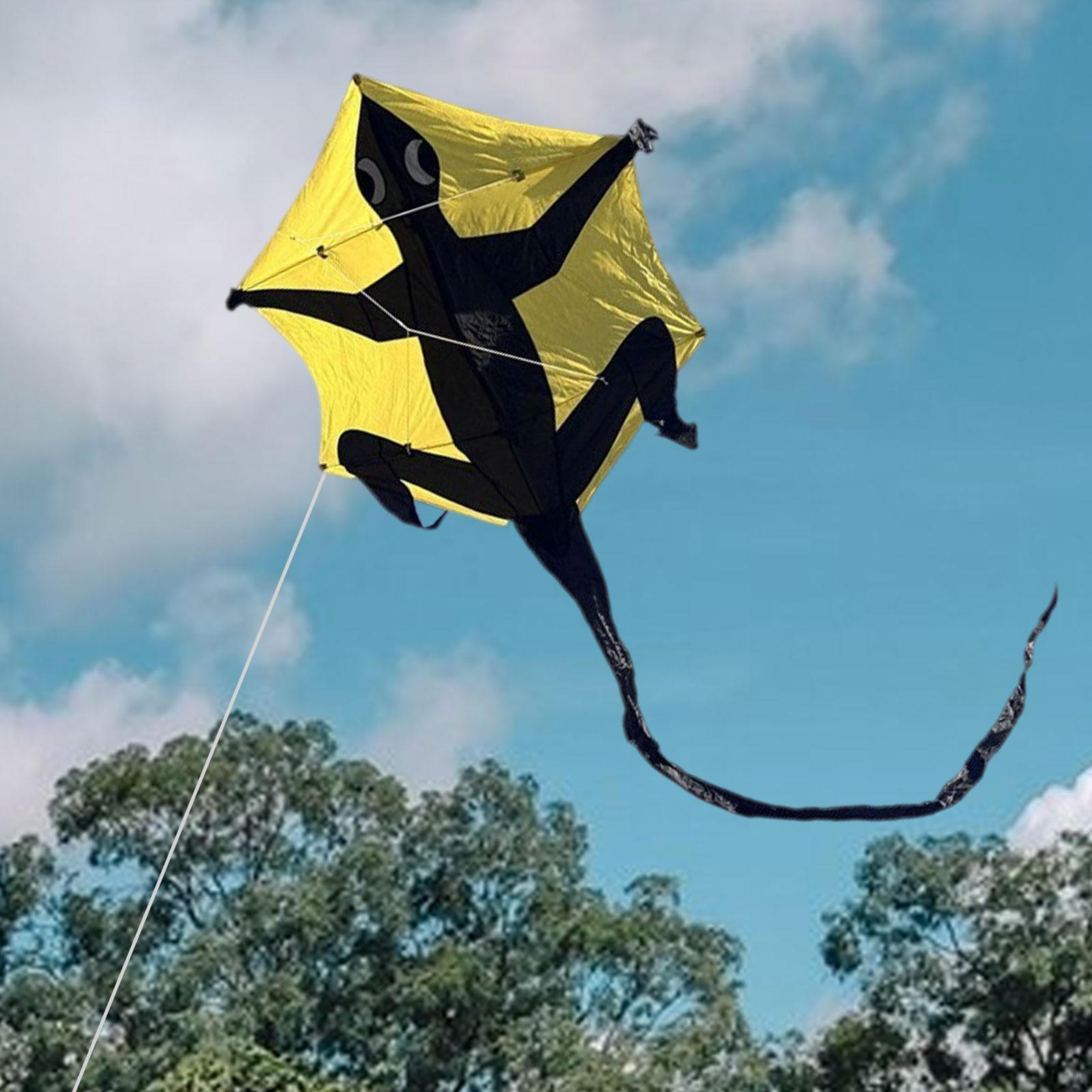 

Воздушный змей с рисунком животных для пляжного отдыха 128 см x 150 см, однорядная игрушка для семейного отдыха Only Kite