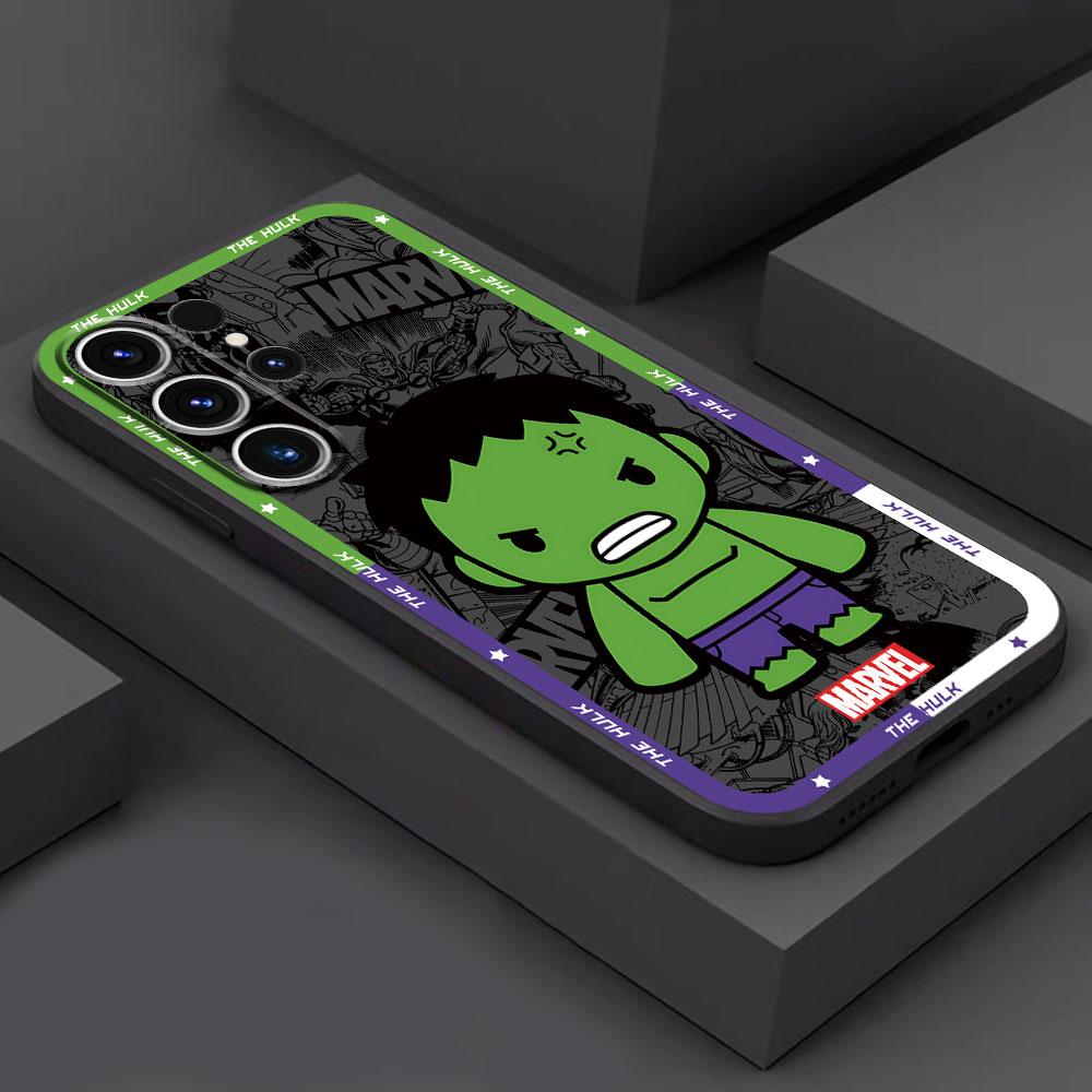Phone Case for Samsung Galaxy S24 S22 Plus S23 S8 S9 S10e S20 FE S21 Ultra 5G S10 Marvel Spider Man Venom Cover Black Soft