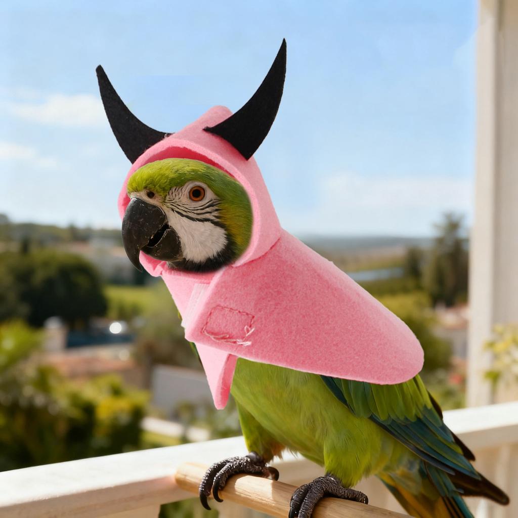 Pet Bird Cape Cloak Outfit for Parakeet Cockatiel Outdoor Pet Supplies