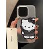 Big Hole Matte Black Cool Kt Cat for iPhone11 Apple 11promax Mobile Phone Case 11 Transparent 11 Cute 11